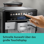 Kaffeevollautomat EQ6 plus s700 mit Milchsystem und Keramikmahlwerk, 12 Getränke, automatische Milchsystem-Reinigung, Edelstahl
