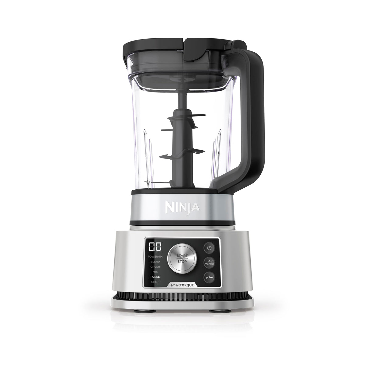 3-in-1 Mixer und Smoothie Maker mit 1200 W Motor, 700 ml Becher, 400 ml Bowl, 2,1 L Krug und 6 Automatikprogrammen