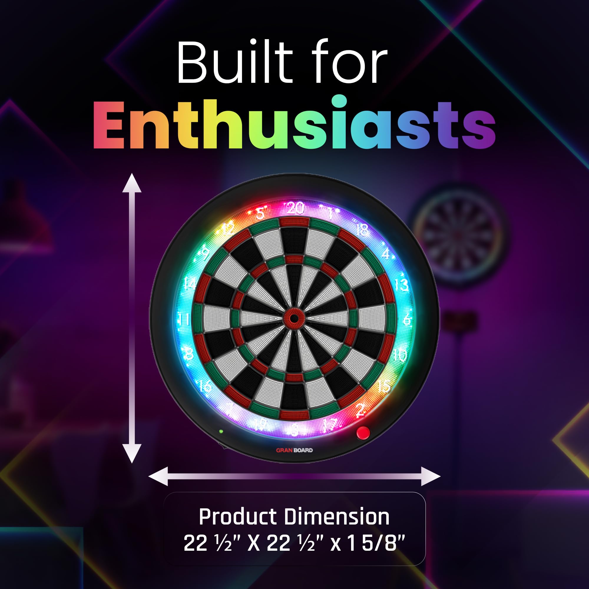 Jeu de fléchettes électronique intelligent 3s connecté Bluetooth avec application