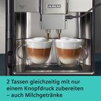 Kaffeevollautomat EQ6 plus s700 mit Milchsystem und Keramikmahlwerk, 12 Getränke, automatische Milchsystem-Reinigung, Edelstahl