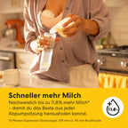 Tragbare elektrische Milchpumpe Motion InBra mit Aufbewahrungstasche, 2-Phase Expression Technologie und 9 Abpumpstufen, 24 mm Brusthaube sowie