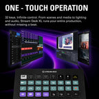 Studio-Controller Stream Deck XL mit 32 anpassbaren Display-Tasten USB-C für Gaming und Office