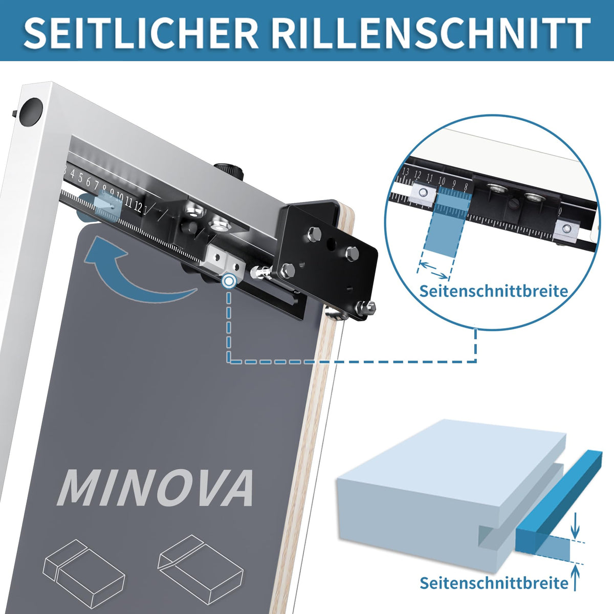 Styroporschneider Modell 7 Profi 260 W, 1300 mm Schnittbreite, Komplettset mit 5 Schneidedrähten, Styrogrips und Gerüsthalterung