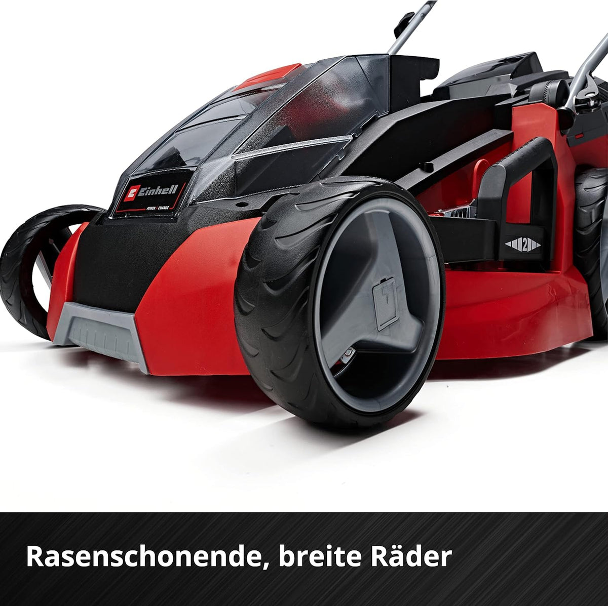 Akku-Rasenmäher GE-CM 43 Li M Kit mit 36 V, 43 cm Schnittbreite und 63 L Grasfangbehälter, inkl. 2x 4,0 Ah Akku und 2 Schnellladegeräte