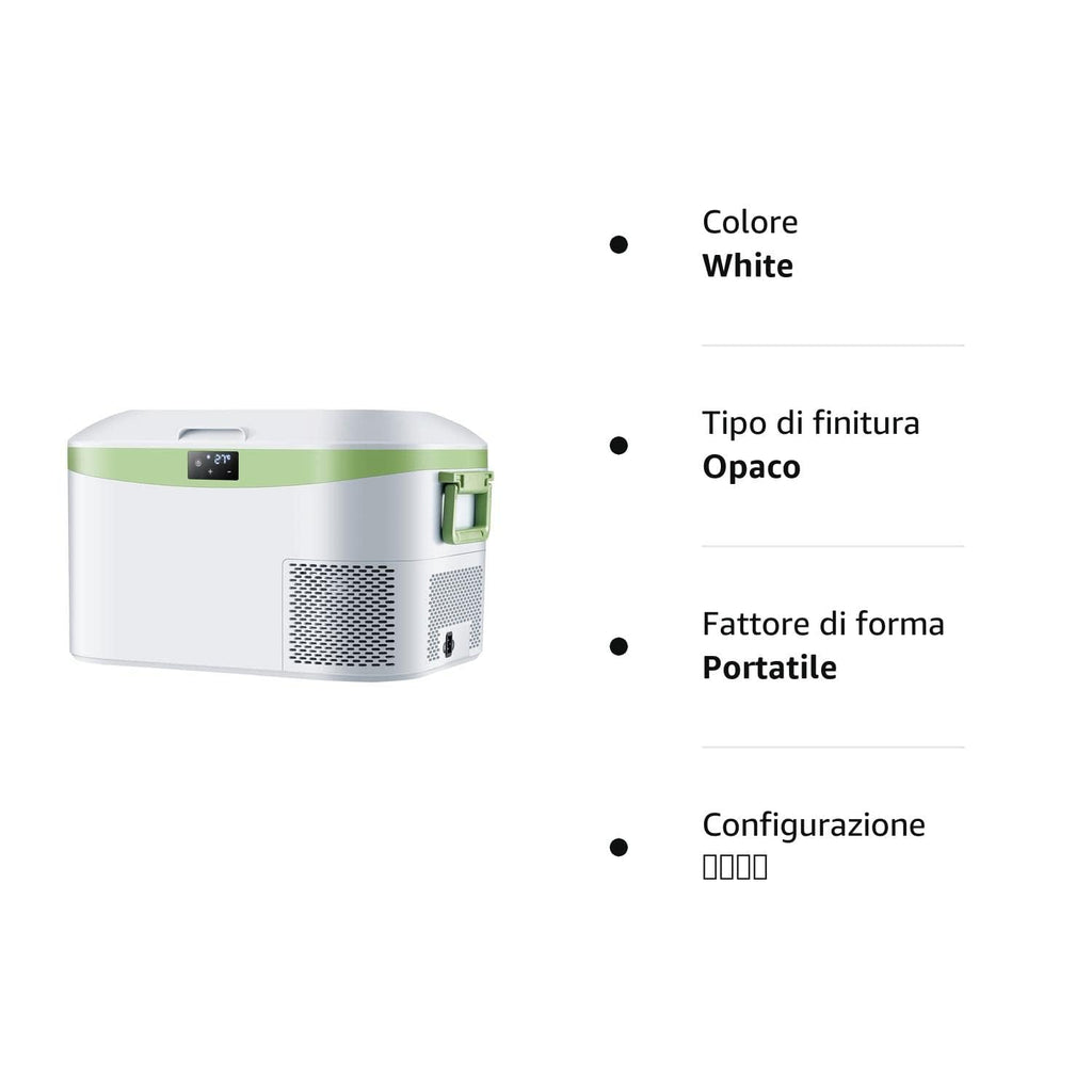 Glacière électrique à compression 12,8L avec alimentation 12V 24V 220V refroidissement jusqu'à -18°C