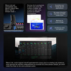 Console de mixage Stream Deck Plus avec touches LCD ruban tactile et connexion USB-C pour production audio vidéo Mac PC