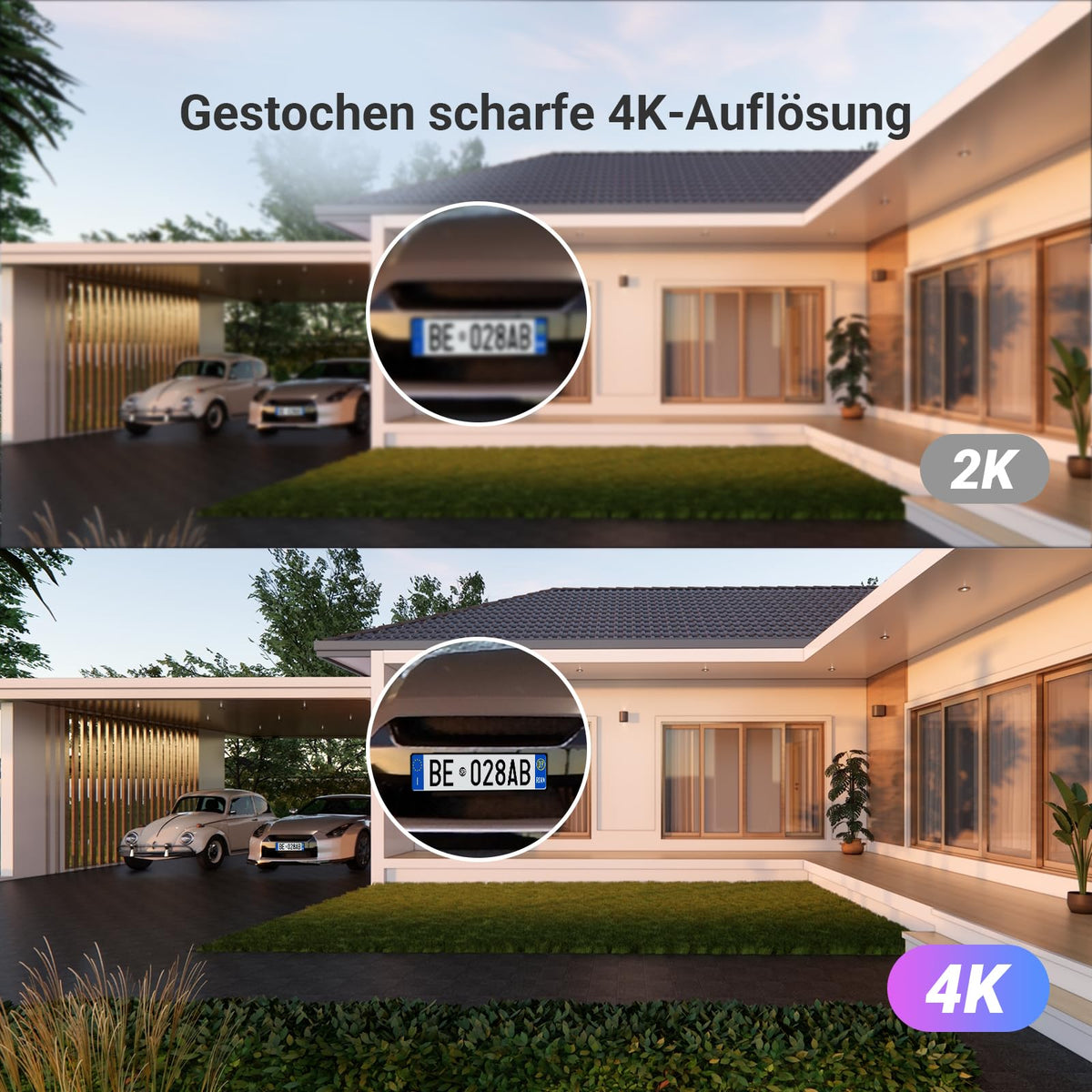 Video-Türsprechanlage 4K mit 8 Zoll Touchscreen 2-Wege-Audio 7-in-1-Zutrittskontrolle Gesicht Handfläche RFID QR-Code Passwort