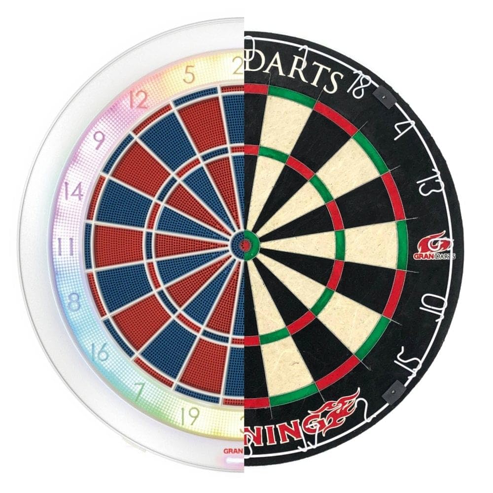 Elektronisches Dartboard 132 13,2 Zoll Bluetooth 4.0 Softdarts bis 18 g USB-Kabel Wandmontageschablone