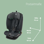 Kindersitz mitwachsend i-Size 76-150 cm, Titan Plus, ISOFIX mit Top-Tether, G-CELL-Seitenaufprallschutz, 4 Liegepositionen, 11-fach verstellbare