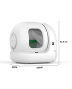 Litière chat autonettoyante PURA MAX 2 avec nettoyage automatique capacité 76L contrôle application