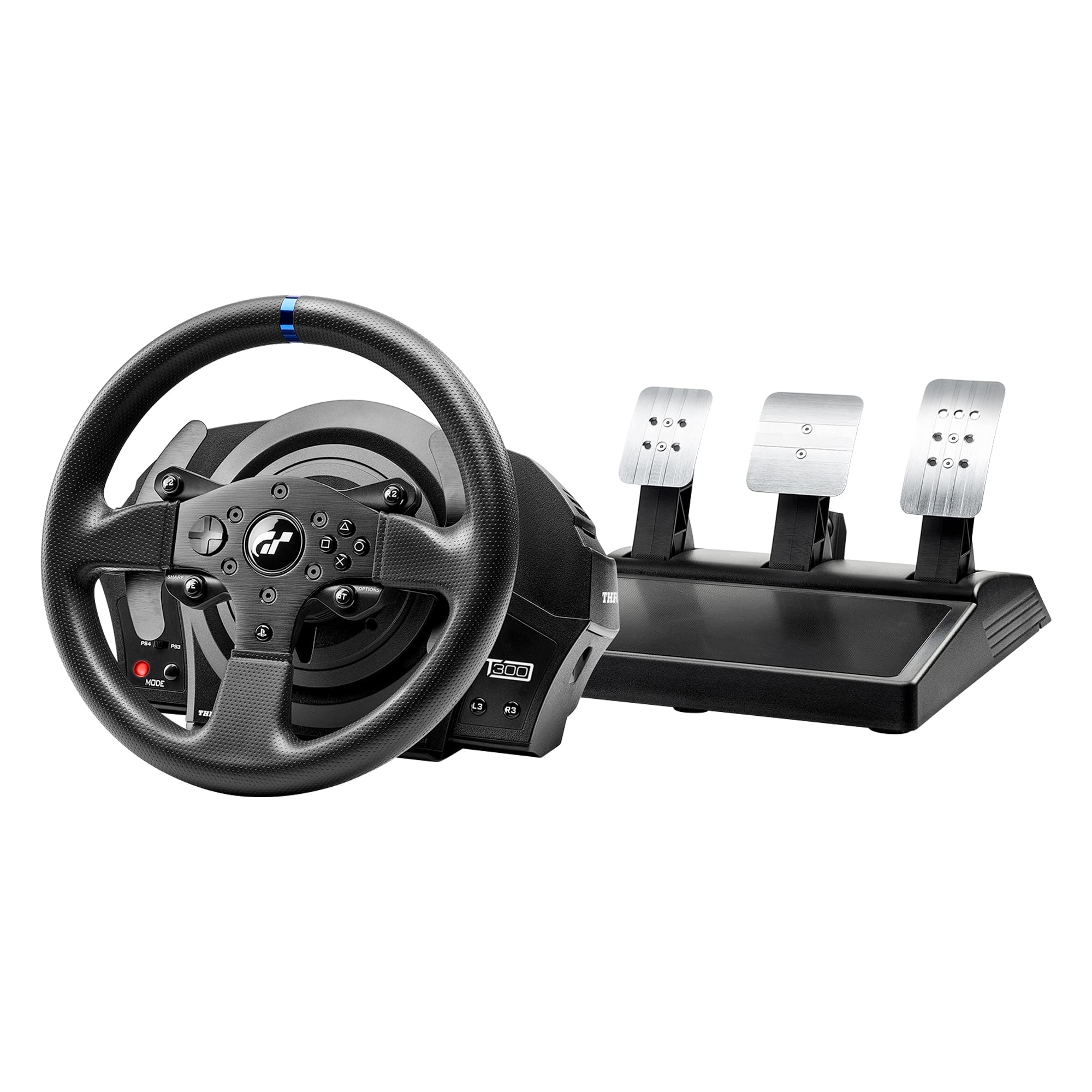 Volant de course T300 RS GT avec pédales retour de force Gran Turismo USB compatible PC PS4 PS5