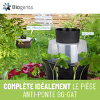 Piège anti moustiques extérieur électrique BG-Mosquitaire Season Pack avec recharge 6 mois alimentation secteur