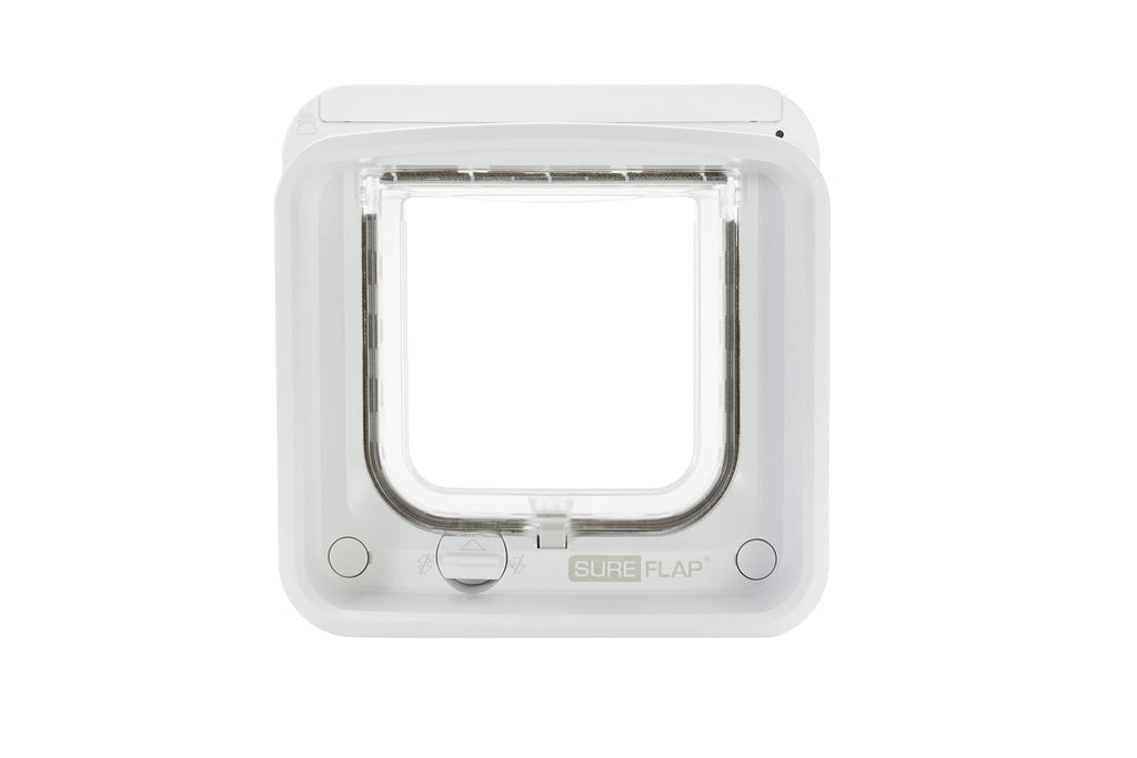 Chatière électronique pour chat avec micropuce RFID DualScan contrôle par application ouverture sélective taille 22 x 22 cm