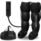 Appareil de pressothérapie jambes et pieds avec 6 modes et 4 chambres compression portable avec sac