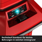Akku-Erdbohrer GP-EA 18/150 Li BL Solo mit Brushless-Motor und Metallrahmen, ohne Akku und Ladegerät
