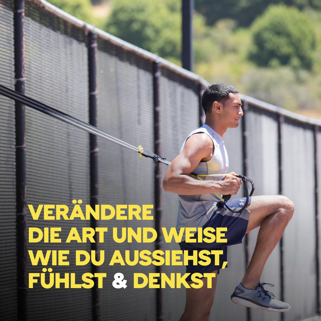 Schlingentrainer Ganzkörper-Trainingssystem All-in-One mit Türanker Aufhängung und Fußschlaufen
