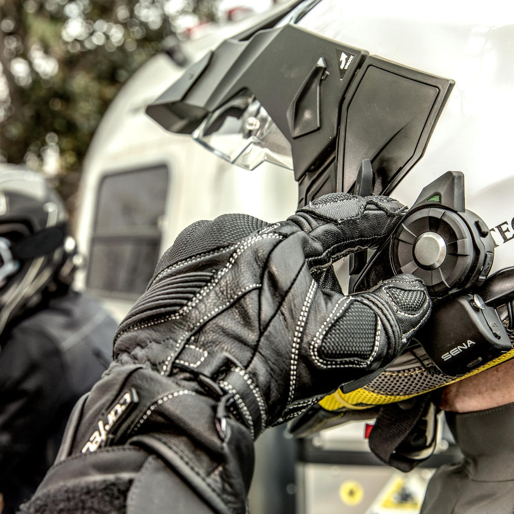 Motorrad Bluetooth-Headset 30K mit Mesh-Kommunikationssystem und HD-Lautsprechern, bis zu 24 Teilnehmer und 8 km Reichweite