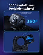 Sternenhimmel-Projektor Planetarium Galaxy mit 8 Filmdiscs, 4-Megapixel-HD-Objektiv und App-Steuerung