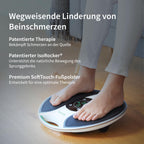 Durchblutungs-Stimulator Medic mit NMES und TENS für Beine Füße Knöchel und Körper kabellos mit Elektroden-Pads