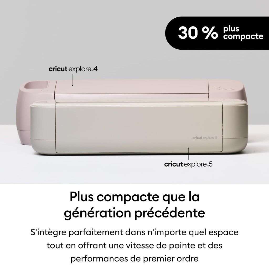 Machine de découpe créative Explore 5 8003087 30,5 cm pour vinyle papier tissu et étiquettes avec kit Deluxe