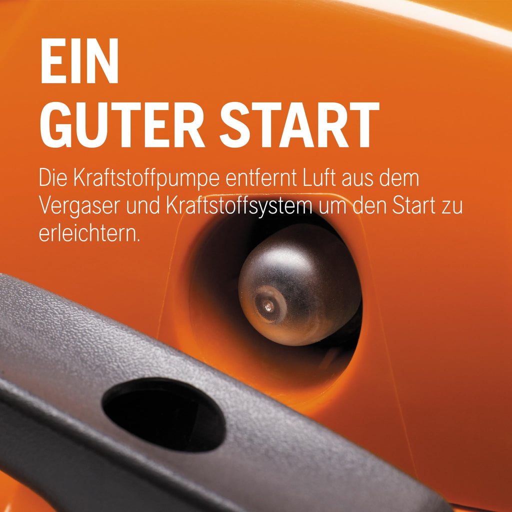 Benzin-Kettensäge 120 Mark II mit 38,2-ccm-X-Torq-Motor, 1,4 kW und 14-Zoll-Schiene sowie H37 Kette