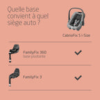 Poussette bébé 3 en 1 Zelia S Trio avec siège auto i-Size pliable inclinable jusqu'à 22 kg sac à langer et accessoires