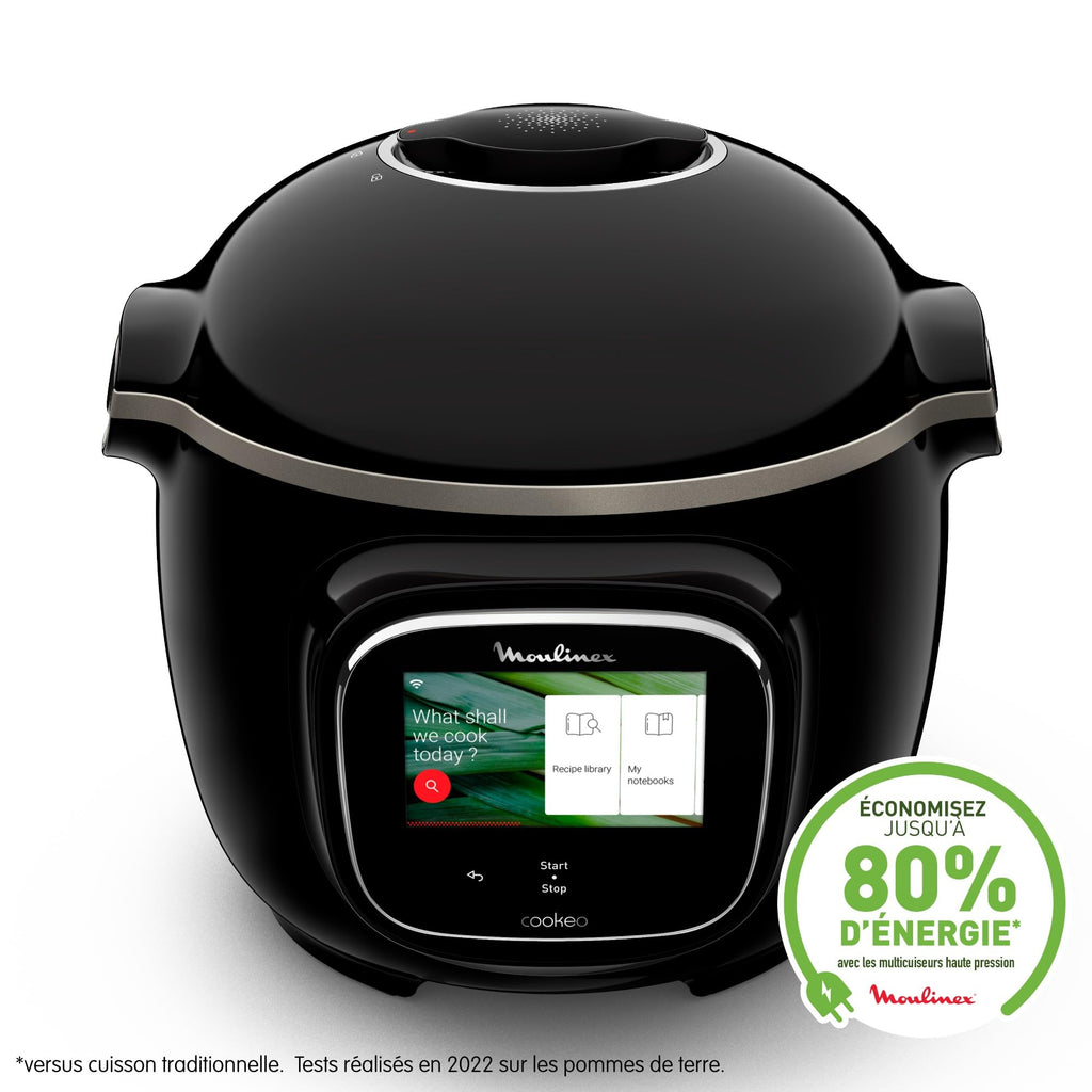 Multicuiseur intelligent Cookeo Touch Wifi 6L haute pression avec écran tactile 250 recettes intégrées