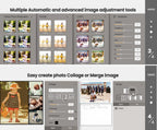 Foto-Scanner ePhoto Z300 CCD-Sensor 300 600 dpi 4x6 Fotos in 2 s automatische Ausrichtung USB für Mac und PC