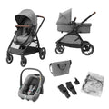 Poussette bébé 3 en 1 Zelia S Trio avec siège auto i-Size pliable inclinable jusqu'à 22 kg sac à langer et accessoires