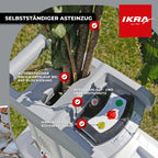 Elektro Gartenhäcksler Walzenhäcksler ILH 3000A mit 3000 Watt und Aststärke bis 44 mm, inkl. 60-Liter-Fangbox und Stopfer