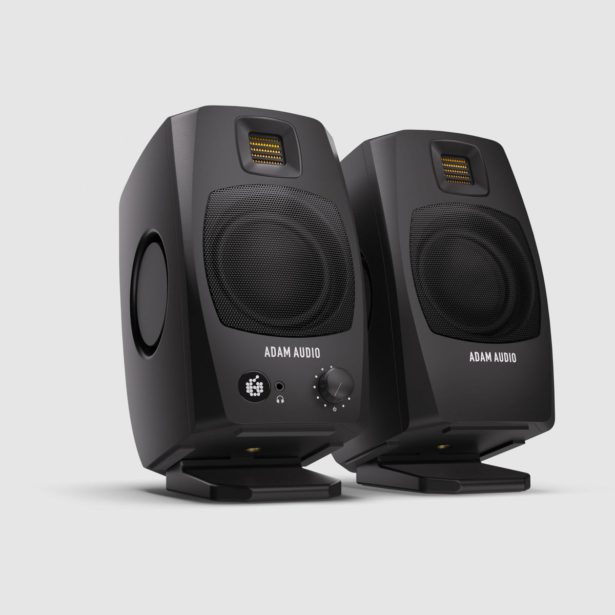 Aktive Desktop-Studiomonitore D3V 240 Watt 45 Hz USB-C Stereo mit 3,5-Zoll-Aluminium-Tieftönern und D-ART-Hochtöner