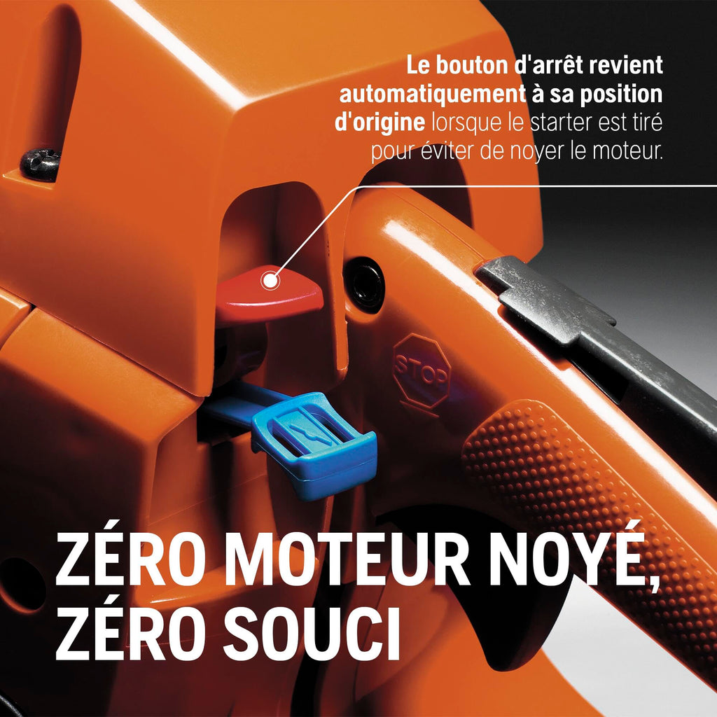 Tronçonneuse thermique 120 Mark II moteur X-Torq 38,2 cm³ guide 35 cm chaîne H37 modèle 967861903