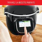 Multicuiseur intelligent Cookeo Touch Wifi 6L haute pression avec écran tactile 250 recettes intégrées