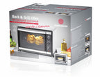 Back & Grill Ofen BG 1805/E, 42 Liter Edelstahl, 7 Heizarten, 80-230 °C, mit Drehspieß und Zubehör