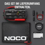 Starthilfe Powerbank 3000A für Benzin bis 9,0L und Diesel bis 7,0L, 12V Lithium mit LED und USB-C