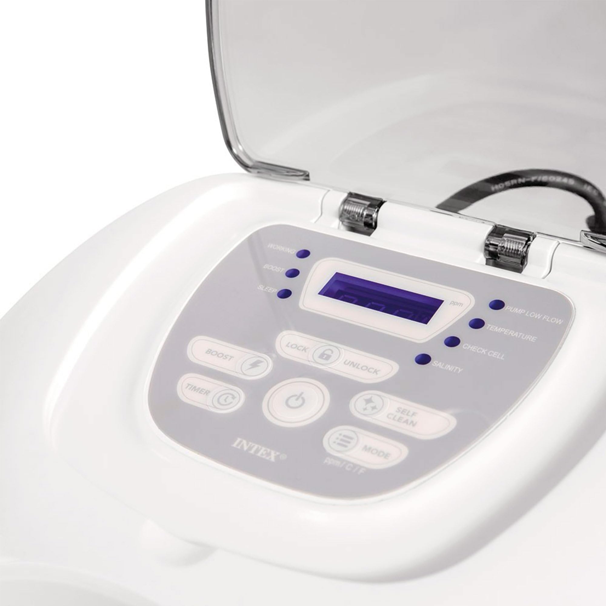 Stérilisateur au sel QS700 Plus pour piscine jusqu'à 56 m³ avec affichage digital programmateur intégré débit 3 à 12 m³/h