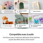 Machine de découpe créative Explore 5 8003087 30,5 cm pour vinyle papier tissu et étiquettes avec kit Deluxe
