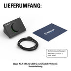 USB-Audio-Interface und DSP-Mixer Wave XLR MK.2 mit 2 Kanälen für Windows 11 und macOS 14.2