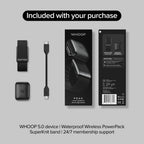 Capteur fitness et santé WHOOP 5.0 MG suivi activité 24h/24 autonomie batterie 14 jours fréquence cardiaque