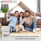 Digitales Radonmessgerät RadonEye RD200 für Zuhause, Keller und Arbeitsplatz mit Echtzeitmessung, App und Langzeitmessung