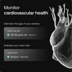 Körperanalysewaage mit segmentaler BIA Body Scan 6-Kanal-EKG WLAN Farbdisplay USB-C Schwarz