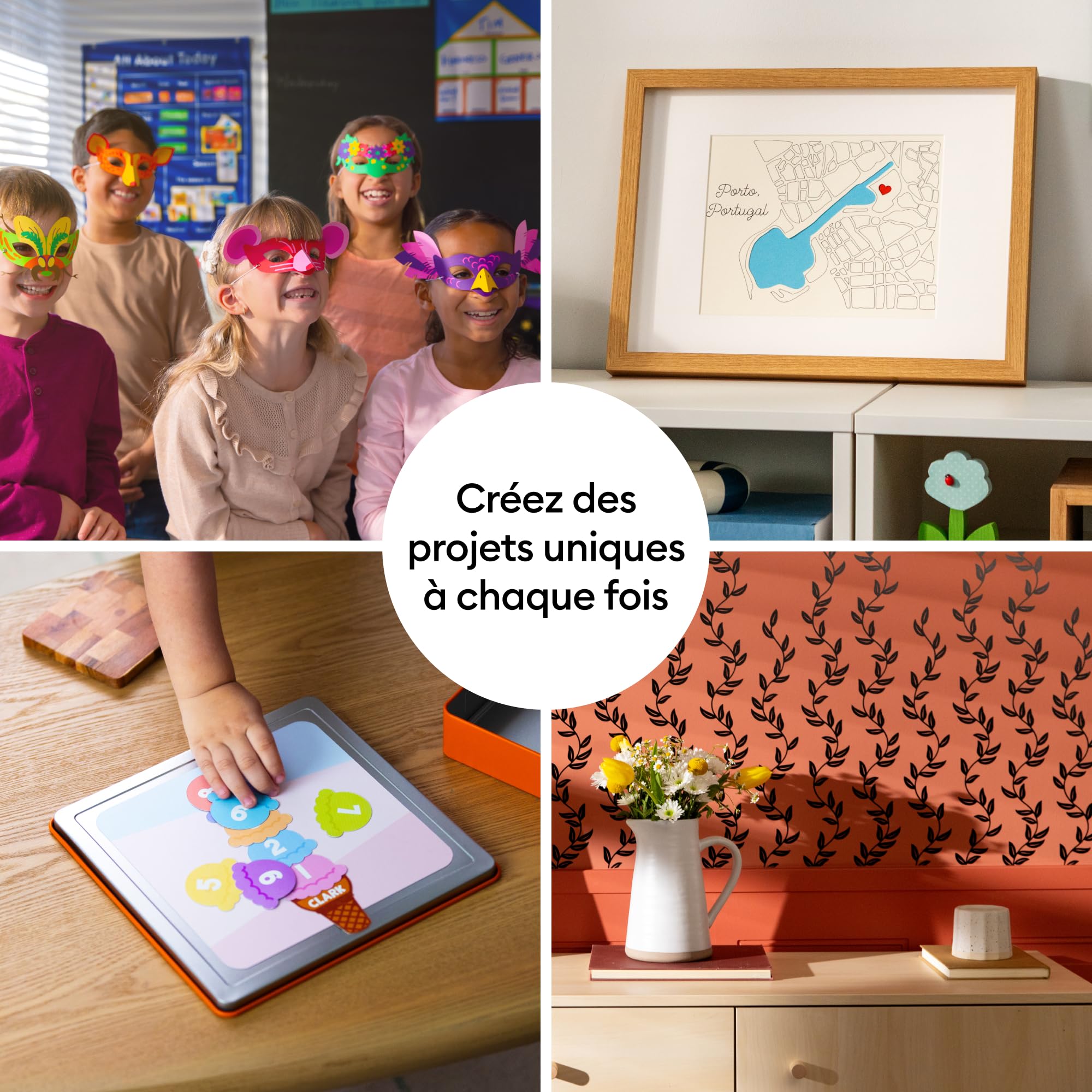 Machine de découpe créative Explore 5 8003087 30,5 cm pour vinyle papier tissu et étiquettes avec kit Deluxe