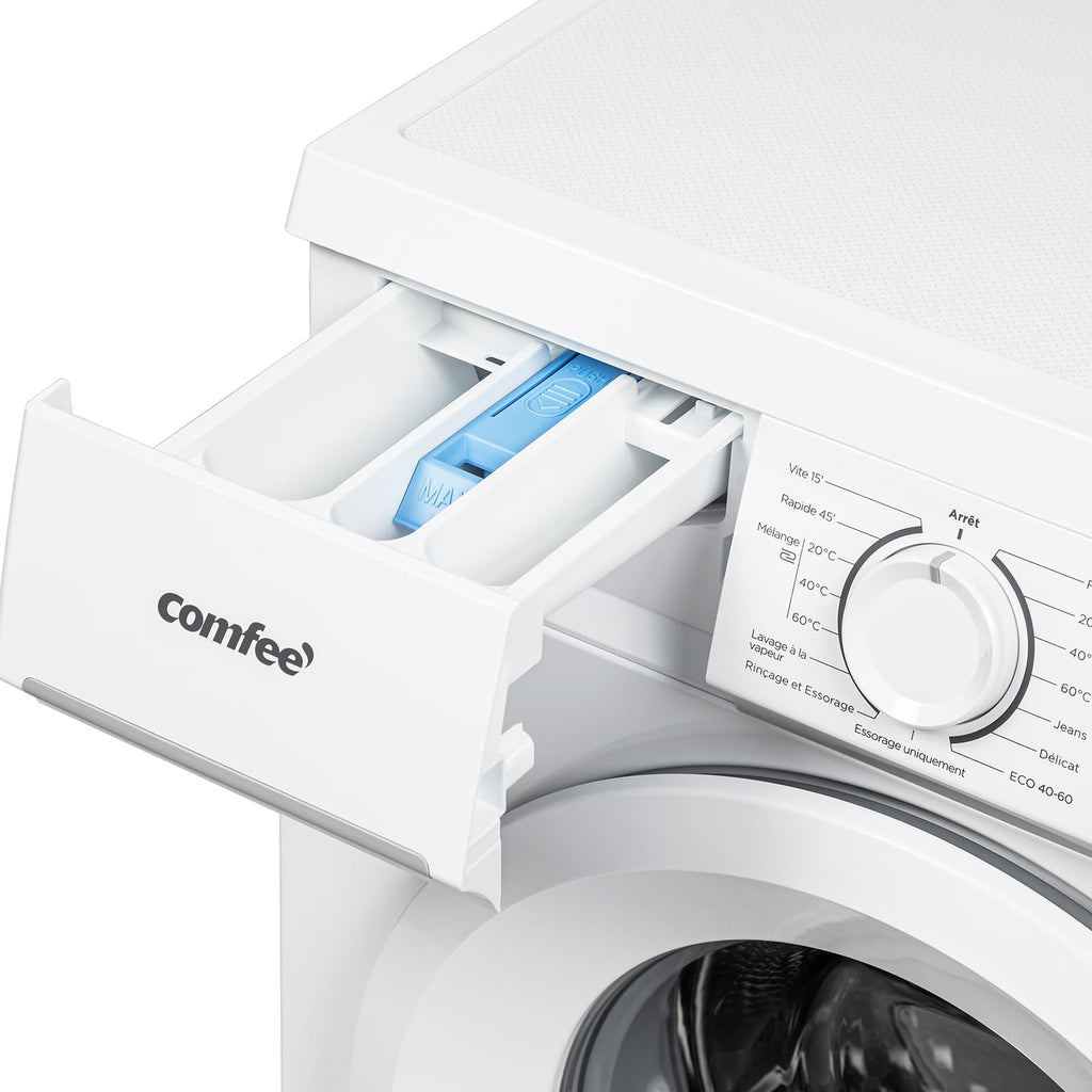 Lave-linge CFE12EW80/W-FR 8kg moteur BLDC 1400 tr/min classe énergétique A 15 programmes vapeur