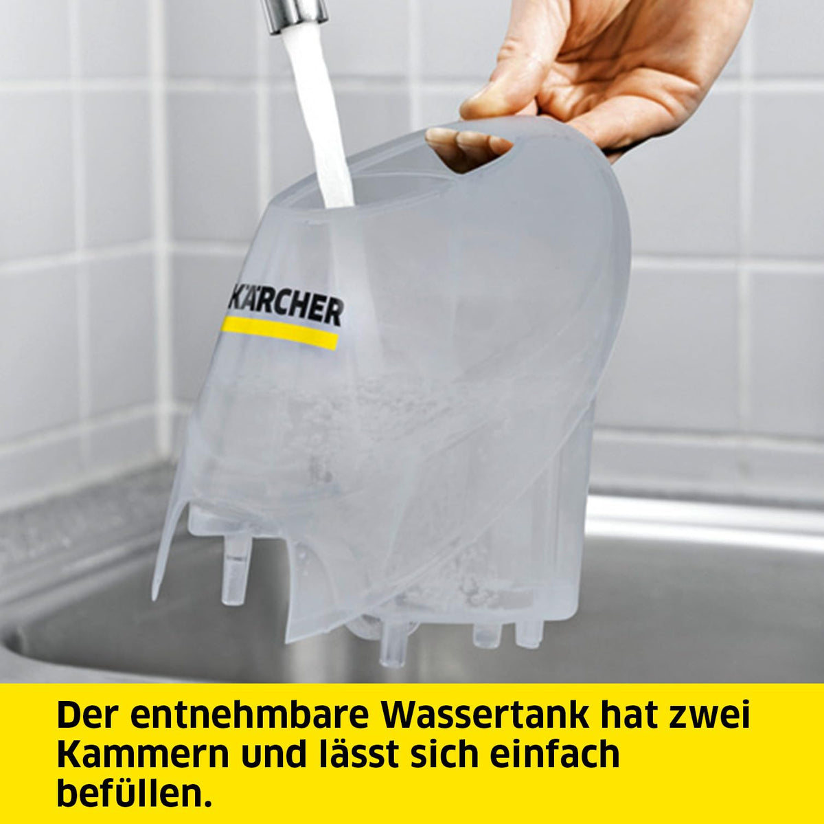 Dampfreiniger SC 4 EasyFix 3,5 bar mit Bodenreinigungsset 2 Verlängerungsrohren Bodendüse und Mikrofaser-Bodentuch