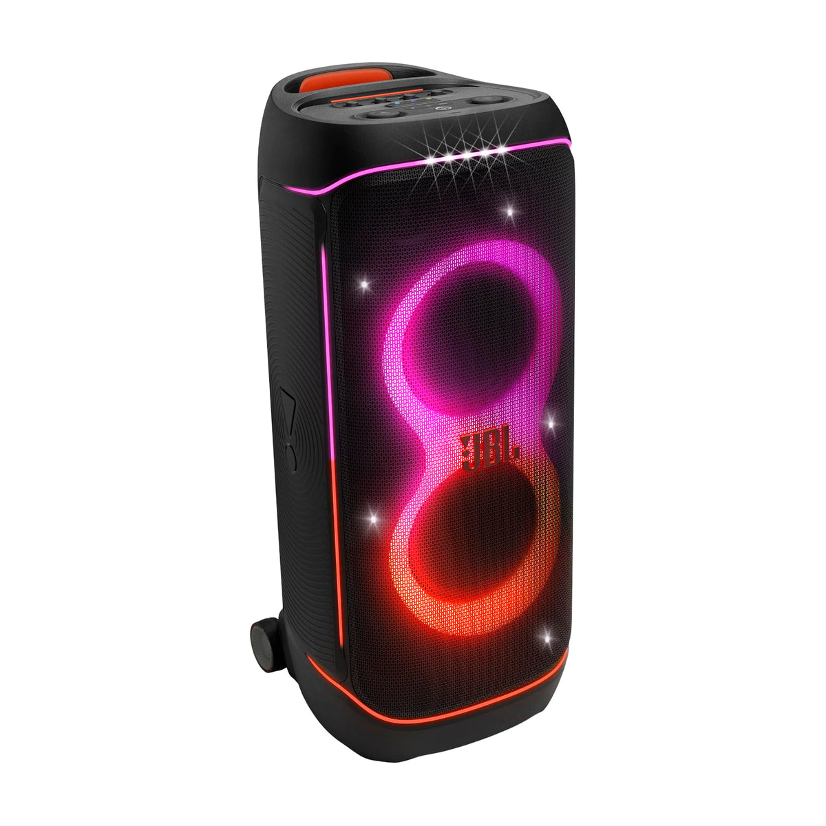 Tragbarer Bluetooth-Partylautsprecher PartyBox 720 800 W Stereo IPX4 spritzwassergeschützt mit Lichtshow und 15 Stunden Akkulaufzeit