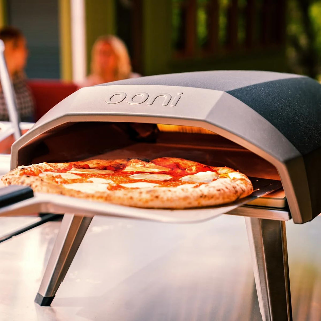 Gas-Pizzaofen Koda 12 für 50 mBar bis 500 °C mit 30 cm Backfläche und tragbarem Design für Garten und Balkon