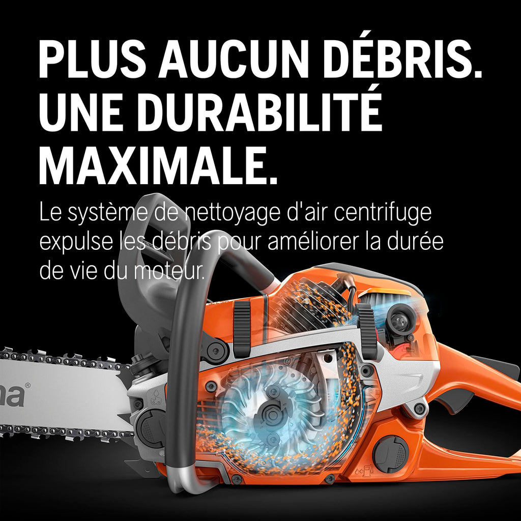 Tronçonneuse thermique 120 Mark II moteur X-Torq 38,2 cm³ guide 35 cm chaîne H37 modèle 967861903
