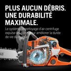 Tronçonneuse thermique 120 Mark II moteur X-Torq 38,2 cm³ guide 35 cm chaîne H37 modèle 967861903
