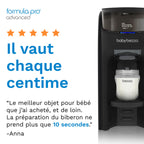 Préparateur de biberons automatique Formula Pro Advanced préparation lait en poudre et eau réglable 60-300 ml