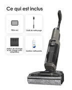 Aspirateur laveur sans fil Floor One i6 Stretch 20 kPa 180° 40 min avec station de séchage